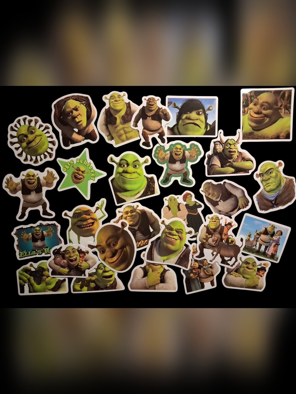 Shrek Green Party Sticker Pack - Official Character Decals